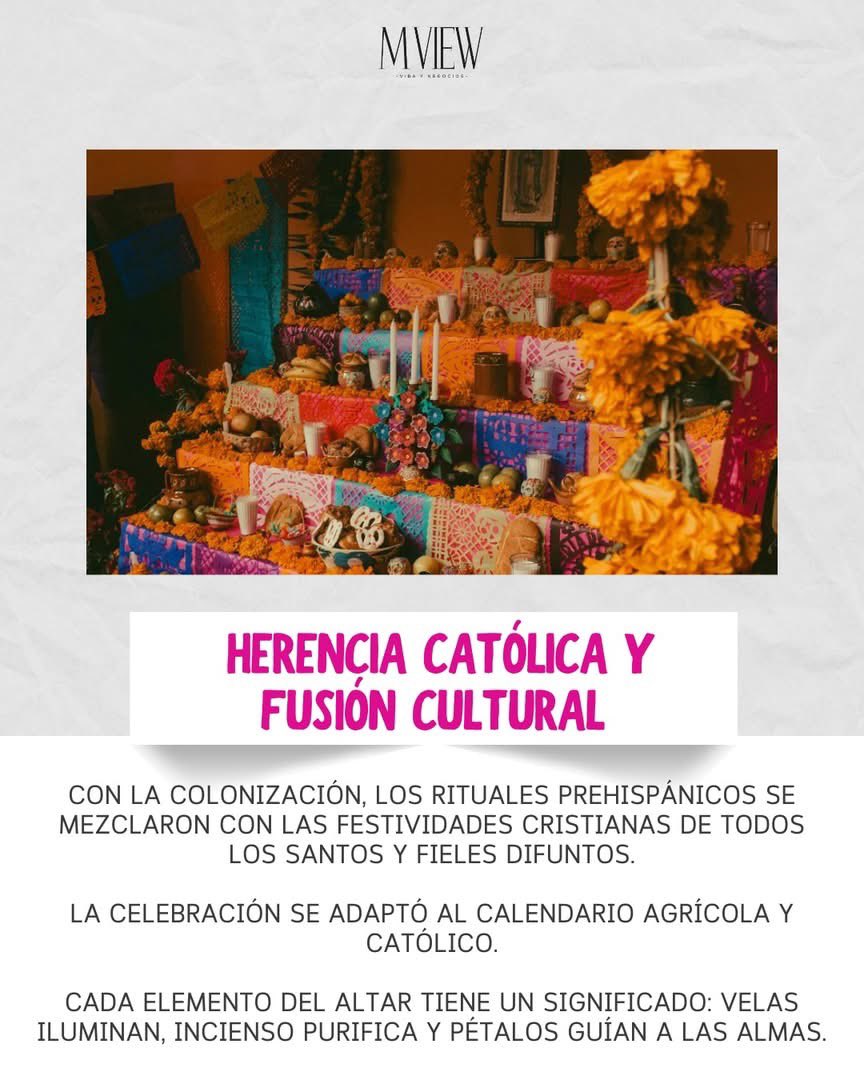MVIEW_MX's tweet image. En México, la muerte no asusta: se viste de flores, pan de muerto y recuerdos. 💀✨
Entre aromas de cempasúchil y velas encendidas, celebramos el amor que sigue más allá del tiempo.

👉: mview.com.mx/dia-de-muertos…

#MVIEW #DiaDeMuertos #noviembre