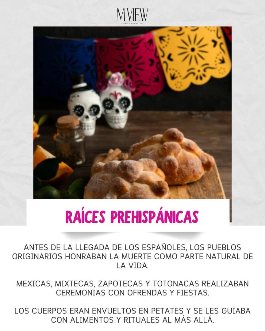 MVIEW_MX's tweet image. En México, la muerte no asusta: se viste de flores, pan de muerto y recuerdos. 💀✨
Entre aromas de cempasúchil y velas encendidas, celebramos el amor que sigue más allá del tiempo.

👉: mview.com.mx/dia-de-muertos…

#MVIEW #DiaDeMuertos #noviembre