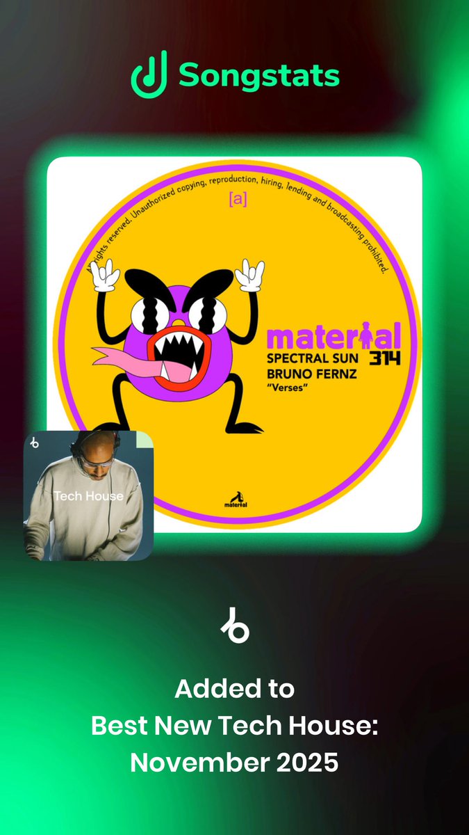 Spectralsun_'s tweet image. Out Now- Verses EP
Grab your copy 

beatport.com/pt/release/ver…