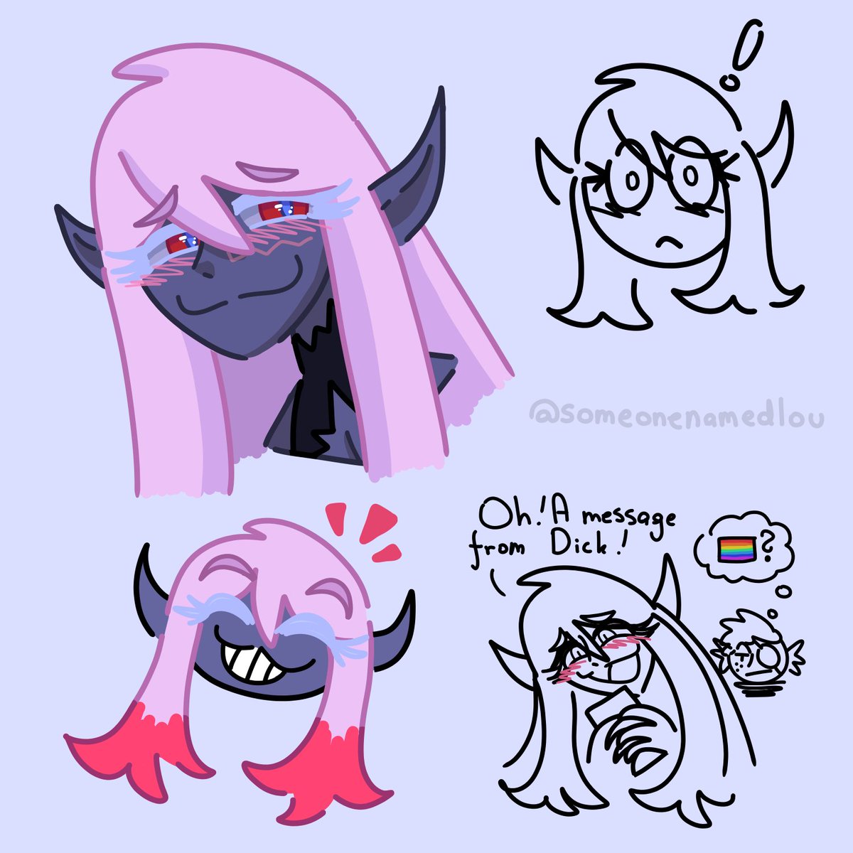 spent my morning drawing my pc duwain being a cutie patootie today <3 i love him a lot aaaaa ;w;
(btw dick is an npc from our campaign lmao)
#dndart