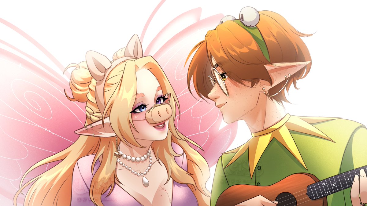 𝑻𝒉𝒆 𝒍𝒐𝒗𝒆𝒓𝒔, 𝒕𝒉𝒆 𝒅𝒓𝒆𝒂𝒎𝒆𝒓𝒔, 𝒂𝒏𝒅 𝒎𝒆
⊹‿︵‿✧☁✧‿︵‿⊹
┊ ┊ ┊ ┊ ┊ ┊
┊ ┊ ┊ ┊ ┊ 🌺
┊ ┊ ┊ ┊ ❤️
┊ ┊ ┊ 💛
┊ ┊ 💚
┊ 💙
💜

Happy Halloween Petals! From Ms. Piggie &amp; Kermit

🌈~ @\KTrufflesVT 
🎨~ @\ReisuDesign 

#AerinelleArt #KtrufflesArt