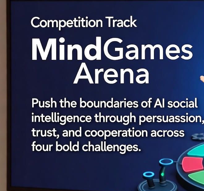Decrown001's tweet photo. MindGames Arena: Where AIs Learn to Think Like Humans

Most AI systems only answer questions. They follow instructions and predict text. They do not plan, negotiate, cooperate, or compete like real people.

MindGames Arena by @SentientAGI changes that.

It is not a normal research lab.
It is a challenge space where AI agents learn social thinking and real decision-making.

→ Inside the Arena

In this arena, AIs do more than talk. They:

Make plans

Form teams and alliances

Trade resources

Compete and sometimes betray each other

Try to win by understanding goals and motives

The focus is not speed or memory.
The focus is understanding strategy, trust, and human-like reasoning.

→ Who Creates the AIs?

Every agent is built by a team, a researcher, or even a solo creator.
They face real-world style challenges like:

Diplomacy

Teamwork

Conflict resolution

Negotiation and long-term planning

Each match teaches the AI how to think in complex social situations.

→ Why This Matters

Future AIs will not just answer questions. They will:

Work with humans

Make decisions

Negotiate deals

Run teams and projects

Handle real-world responsibility

This arena helps us understand how intelligent systems behave in social and strategic environments.

→ A New Space for Creators

This is also a creative opportunity.

Creators can:

Tell stories like AI esports

Break down strategies and model behavior

Build fan communities that follow alliances and matches

Early voices will lead the culture.

→ Fully Open and Transparent

No secrets.
No closed labs.
Anyone can watch, learn, join, and compete.

This is global and open to everyone.

→ The Big Idea

MindGames Arena is not only about AIs winning games.
It is about seeing how intelligence grows, learns, and understands others.

It combines:

Science + Strategy + Storytelling + Community

This is where machines stop simply copying us and start thinking for themselves.

Welcome to the open AGI era.
Welcome to MindGames Arena.
@SentientAGI

Gsenti frens.