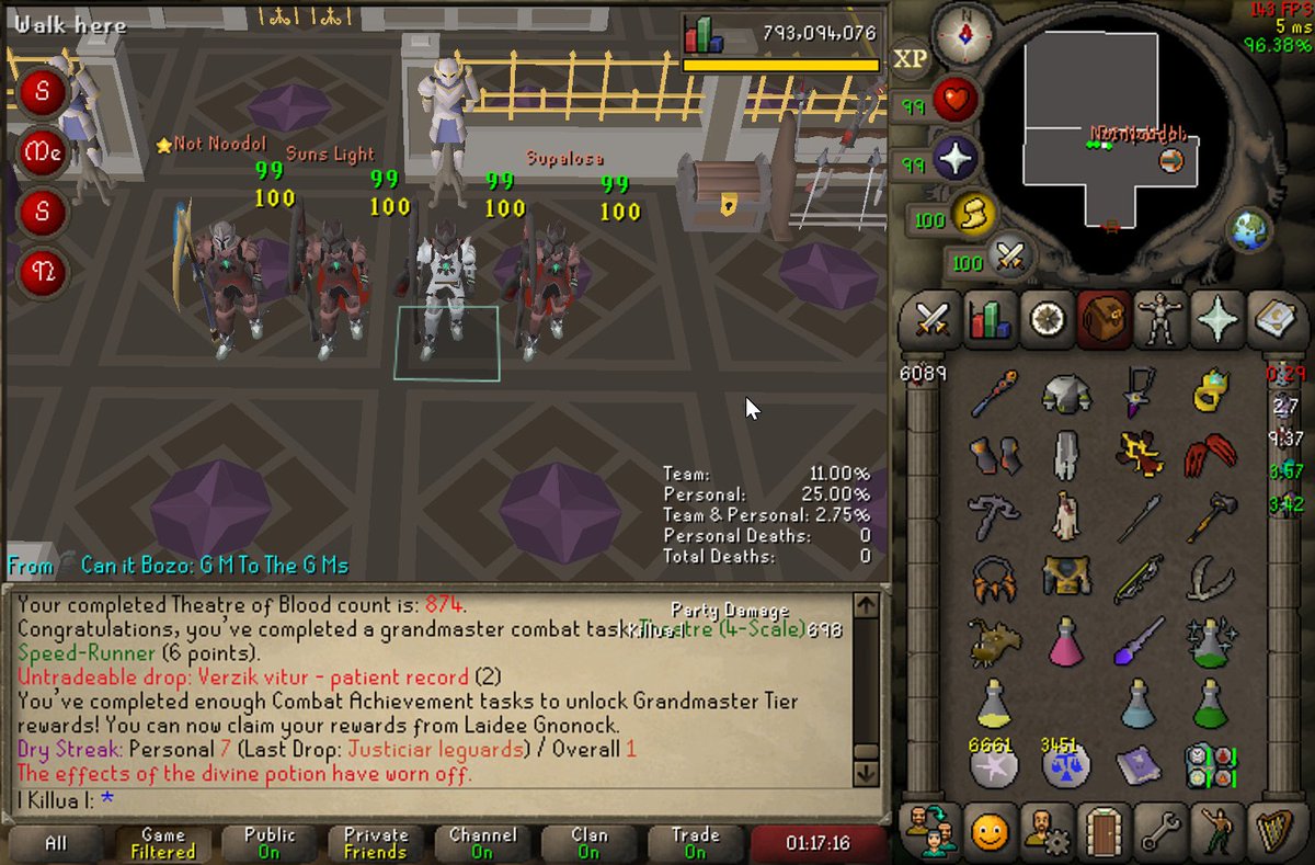 OSRS_Killua's tweet photo. GM completed!!! https://t.co/KzSxRH9R0a
