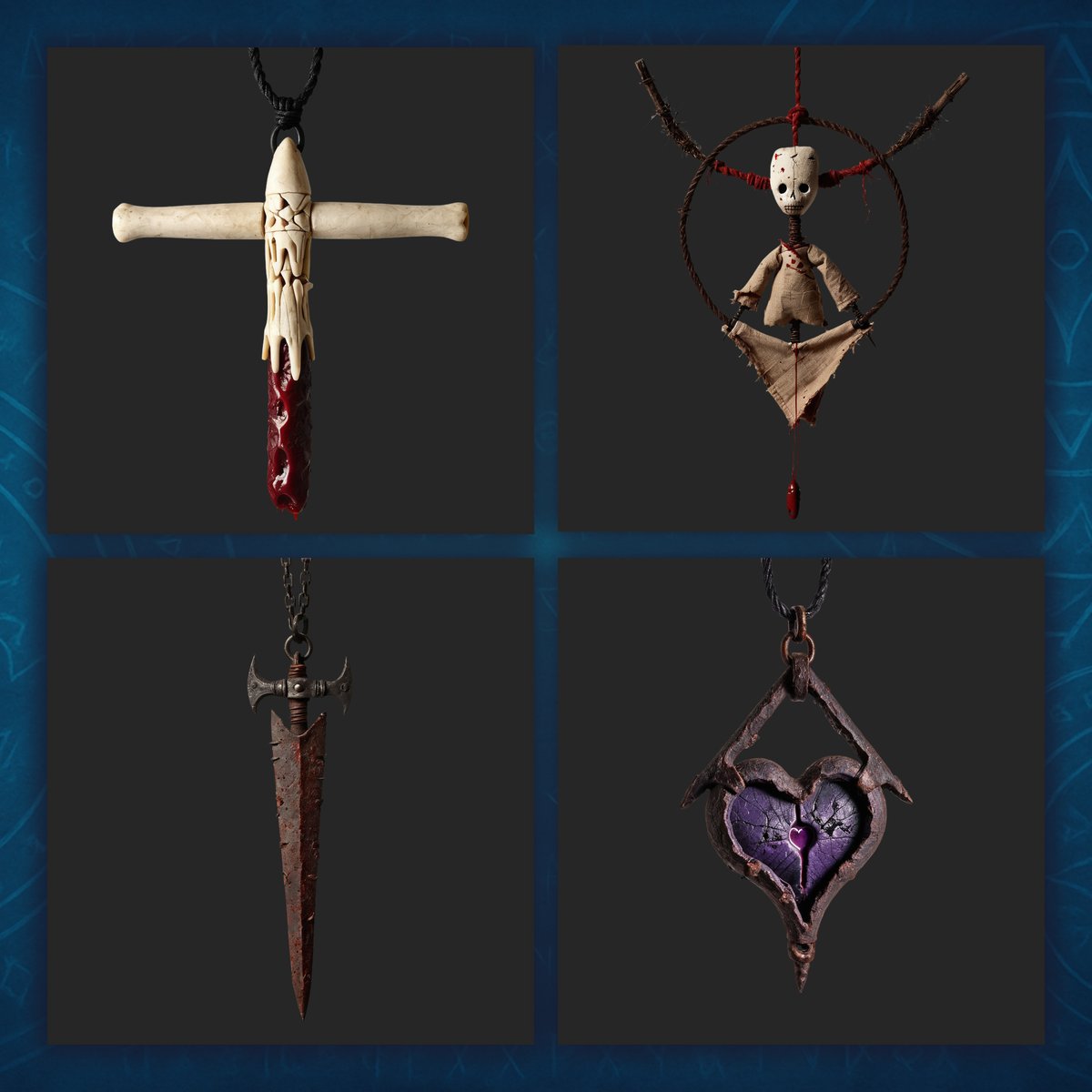 <a href="/sensational965/">Sensational67654</a> Here's our contribution! Working on some new gritty Amulets. 

Thanks for boosting the community!

#screenshotsaturday #gamedev