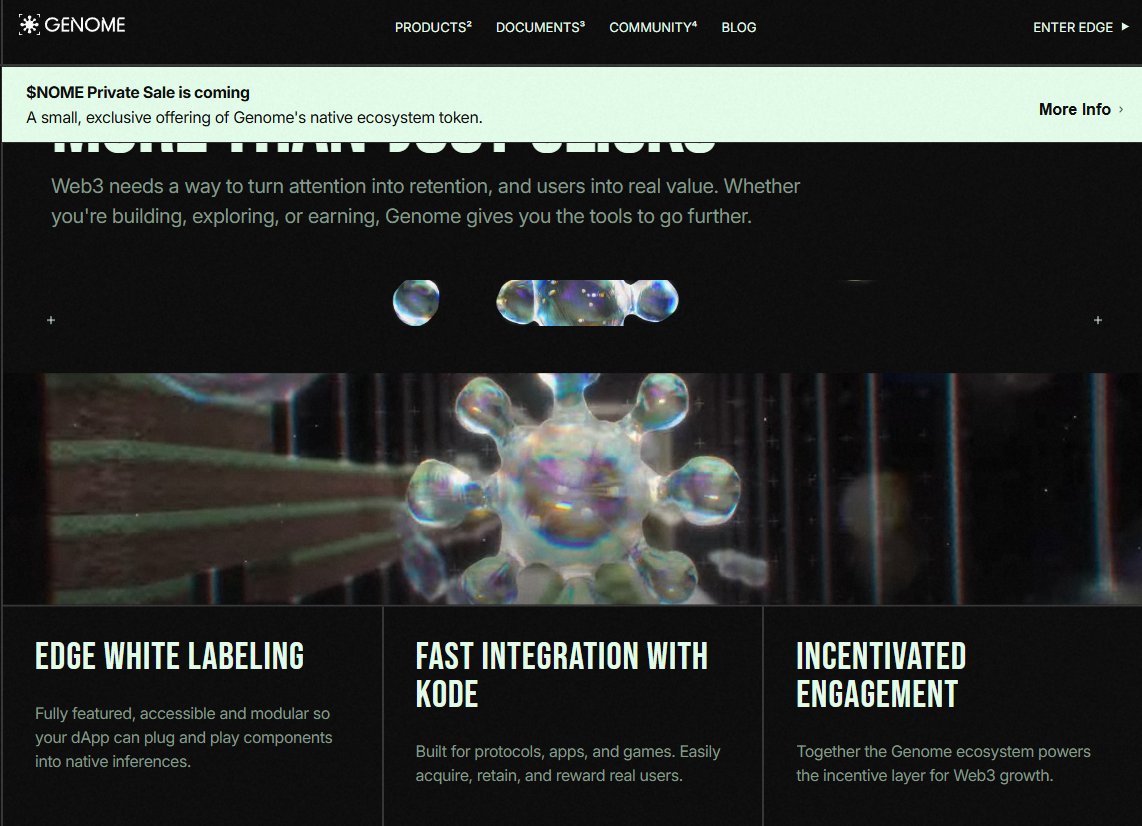$NOME isn’t just a token — it’s programmable fuel. 🔥

<a href="/genome_protocol/">Genome</a> lets developers use it to power campaigns, reward players, and govern mechanics.

A complete toolkit for building real, on-chain engagement. 🧬