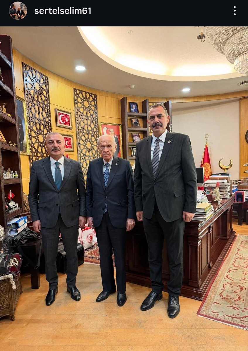 İstanbul İl Başkanımız Sn.<a href="/sertel_selim/">Sertel Selim</a> Teşkilat Başkanımız Sn.<a href="/YasarKaba17/">Yasar Kaba</a> Genel Başkanımızın Sn.<a href="/dbdevletbahceli/">Devlet Bahçeli</a> beyefendiyi ziyaret etmişlerdir. <a href="/bilaltekin34/">BİLAL TEKİN</a> <a href="/_MHPistanbul_/">MHP İstanbul</a>