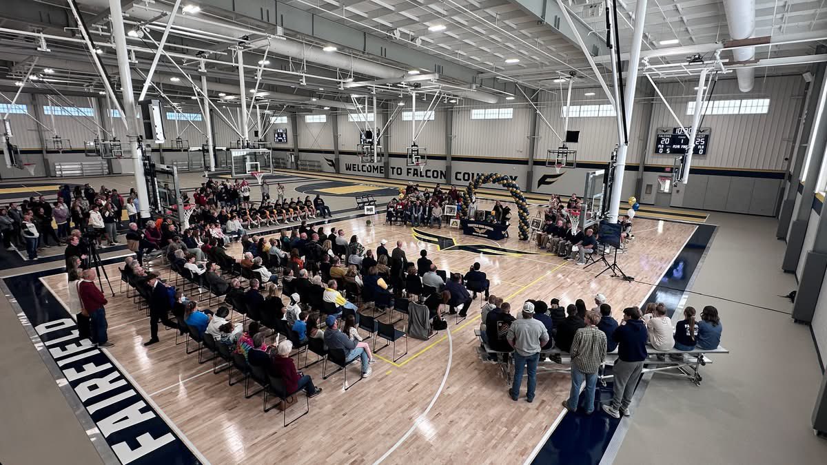 So proud to have represented Fairfield Softball with Lilly Yoder at the opening of our amazing new field house Thursday night! #bleedbluelivegold