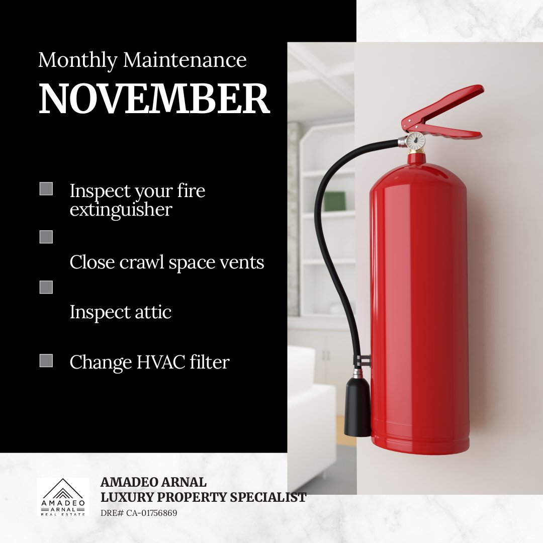 Amadeo_Arnal's tweet image. Here are some commonly overlooked home maintenance tips. What are other items on your list to do this month? #homeownertip #homemaintenance #homechecklist