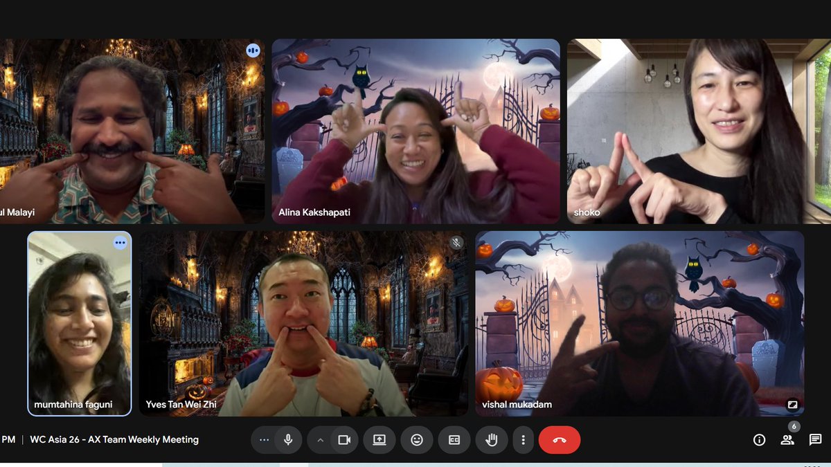 The only Halloween party I have attended this year 🎃
Boo from <a href="/WordCampAsia/">WordCamp Asia</a> 2026 #AX team 👻