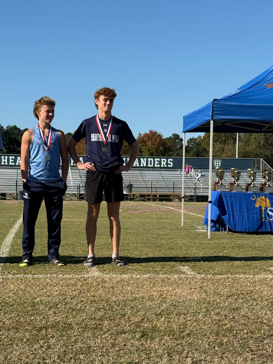 Congrats to VB XC on placing 4th at the SCISA State meet!

Jack Willcox '27 is your state runner-up!

Team Results: Jack Ford (16th), Leo Caplinger (23rd), Gus Rohde (26th), Everett Martin (29th), Caden Norman (30th), &amp; Ben Gisewhite (35th).

Congrats on a great season!

#GoHall