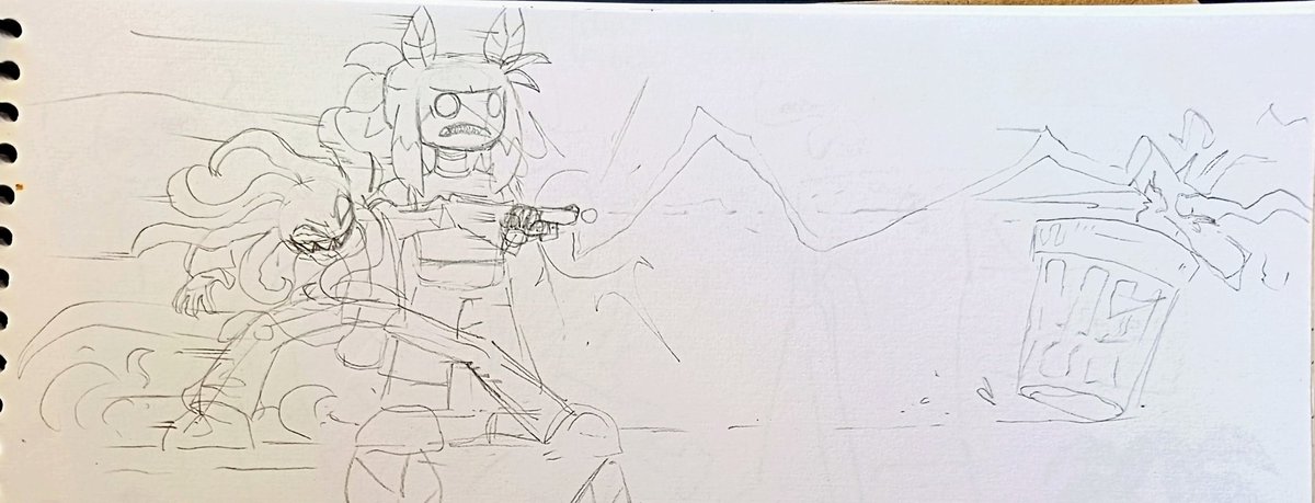 im bored, and i wanna draw interactions between Agoti and Jacota
you can now do quick questions about em, and i can draw a response, like quick silly situations or lore
droo your questions below~