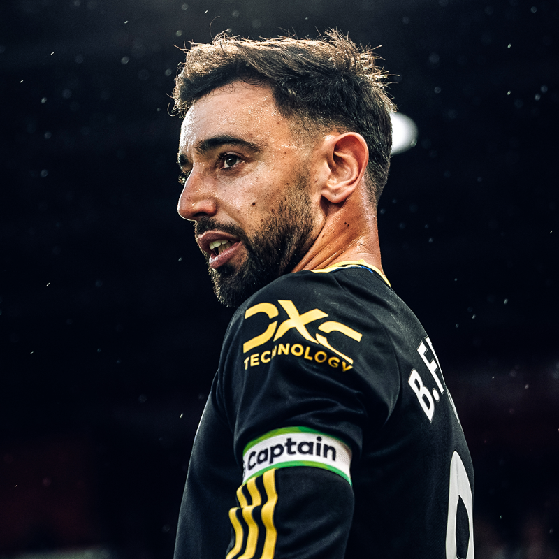 ManUtd's tweet photo. Bruno ©️