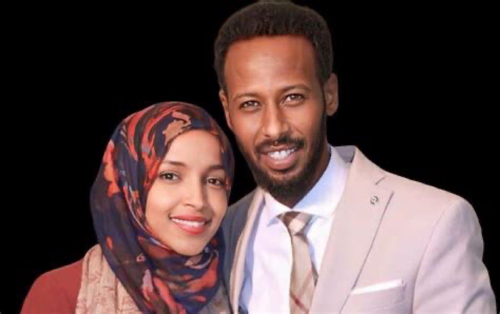 Photo 1: Ilhan Omar with her brother.

Photo 2: Ilhan Omar with her ex-husband.