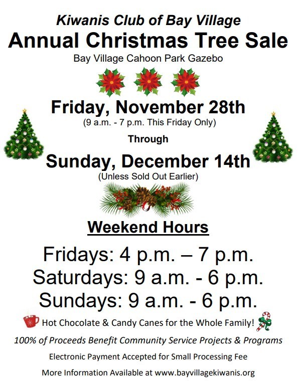 Kiwanis-Key Club Christmas Tree Sale is Nov. 28 through Dec. 14 (Unless sold out earlier) bayk12.org/o/normandy/art…