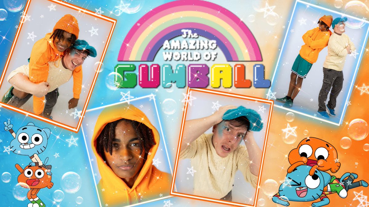 Autumnraine96's tweet image. I had a little free time to create this edit I hope both of you like 
Ps both of you looked amazing 🧡🩵 🐱🐟 @ThomasSanders 
#fander #fanders #thomassanders