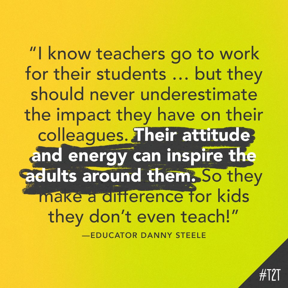 teacher2teacher's tweet image. You make a difference to EVERYONE in your #SchoolCommunity – not just the Ss!

(Inspiration via educator @SteeleThoughts)