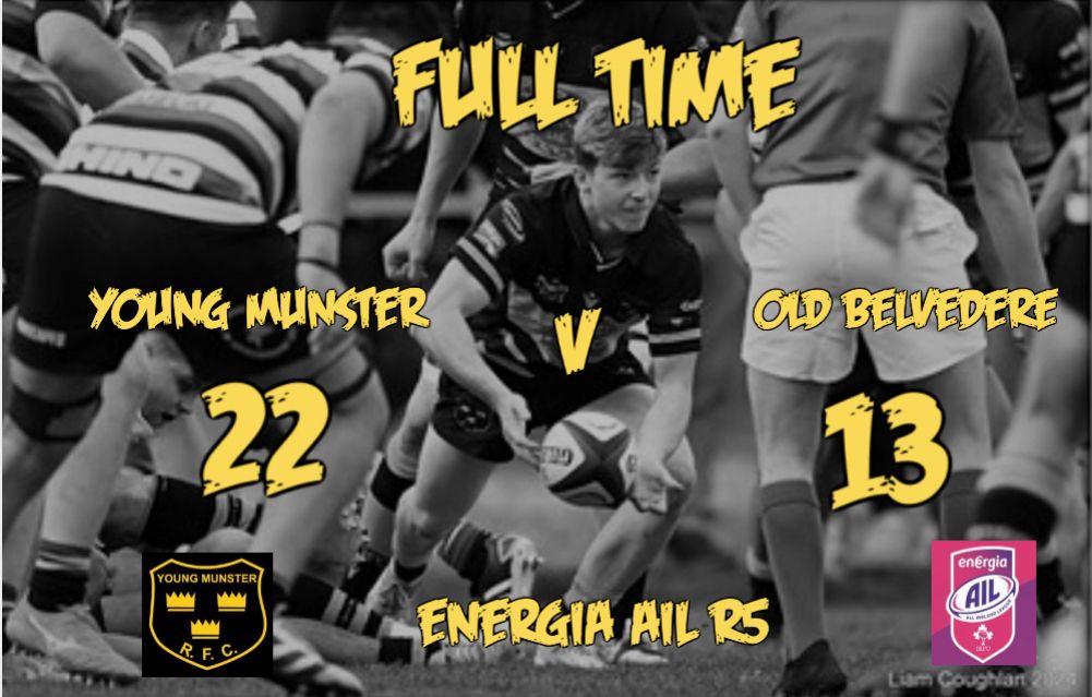 YoungMunsterRFC's tweet image. Full time. 

Well done to both squads, and best of luck to Belvo for the season