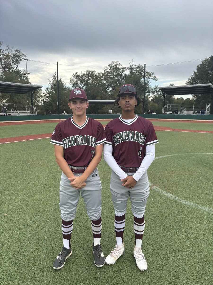 🔥Players of the Game🔥

Ashton Aleman (Bryan-2027) Right
2-2 2R RBI
Jacob Miles (College Station-2027) Left
4 1/3 IP 1ER 5Ks

<a href="/BVRenegades/">BV Renegades</a> 17u-7
Team Houston-3