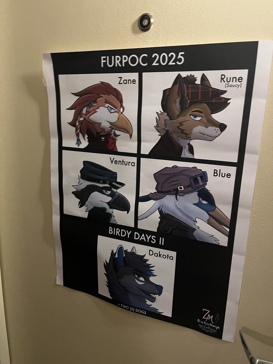 Found <a href="/ComputerHeron/">Blue</a> last night!
Sweet room sign!