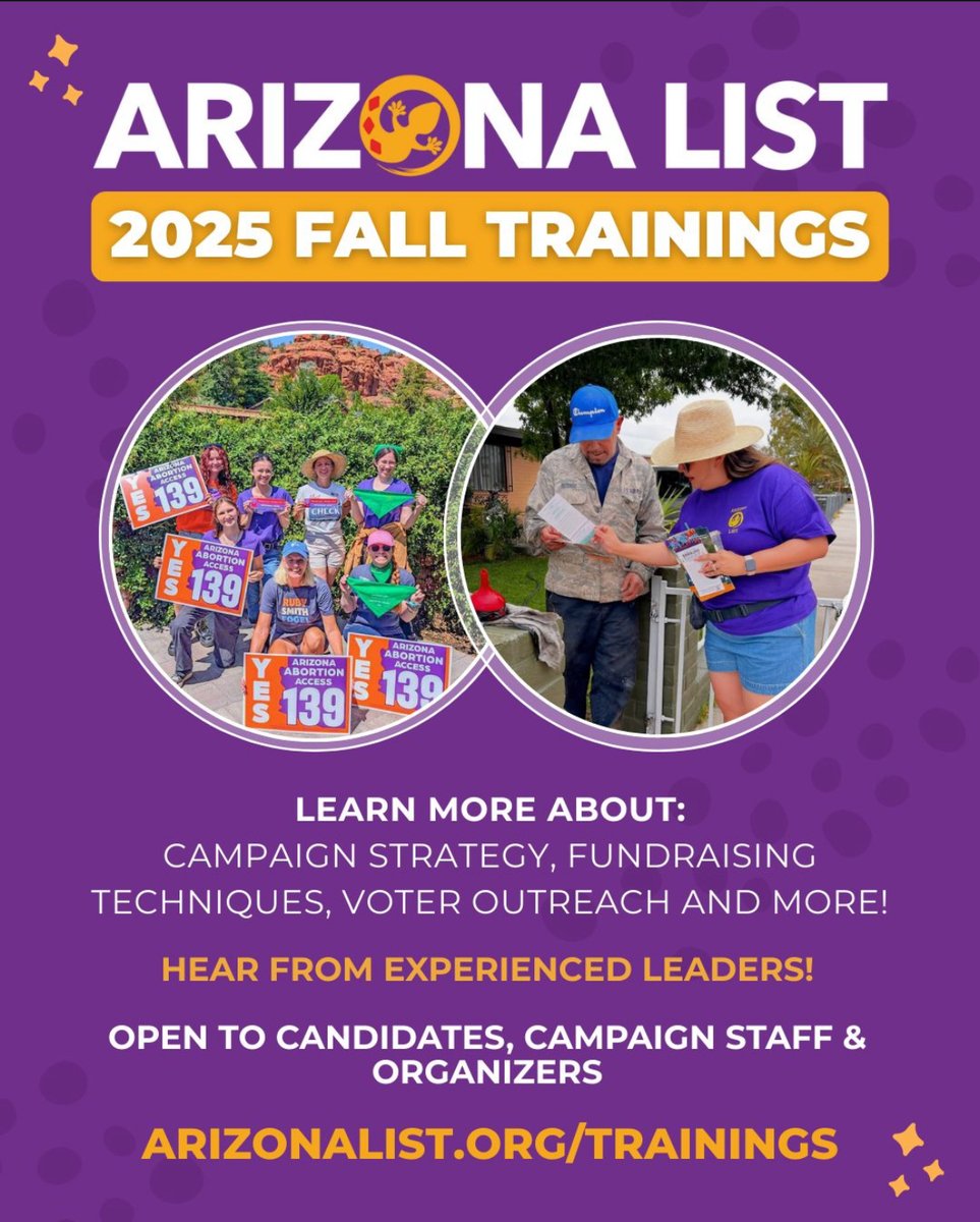 AgaveStrategy's tweet image. We're partnering with Arizona List  for a Messaging and Media Training for elected officials and candidates!

🗓️: Wednesday, November 12
⏰: 6:00pm - 7:00pm
📍: Zoom
Sign up here 👉🏼 loom.ly/3tJQ5h4