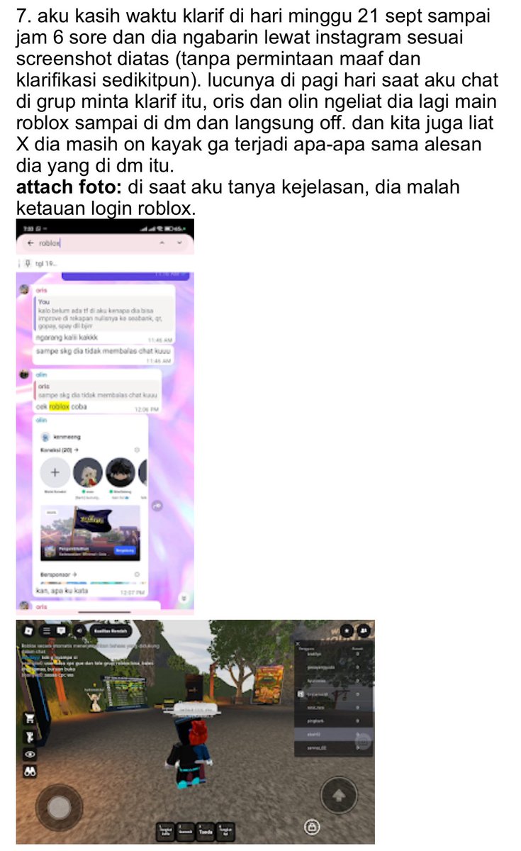 boosmerang's tweet photo. malah on di roblox 😭 https://t.co/ICaDYDmspV