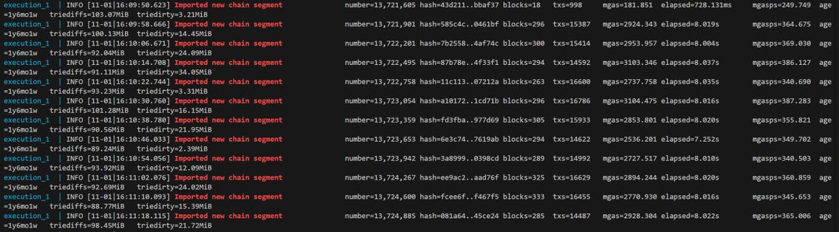 DegenCoinToss's tweet photo. 🔗 Our Own BaseChain RPC Infrastructure 🔗

💥 We're diving deep into the rabbit hole and building something big for our community.

Here's the deal:
Many developers connecting to BaseChain face expensive, inefficient RPC providers. We said "not anymore" — so we're running our own full archive node to serve our community directly.

What does this mean for you?
💎 $DCT holders - Get your own API key
💎 NFT holders - Full RPC access
⚡️ Fast, reliable, and cost-efficient
🔒 Your own dedicated connection to BaseChain

The catch?
Keep holding. This is a holder benefit — maintain your bags and keep your access.
Timeline:
📊 Currently syncing our node...
⏰ Available for usage in a couple of days
📝 Full details & API key distribution coming soon

Why does this matter?
✅ Lower costs for developers
✅ Better performance
✅ Rewarding our community holders
✅ Full control over our infrastructure

Stay tuned. Big things are coming. 🚀