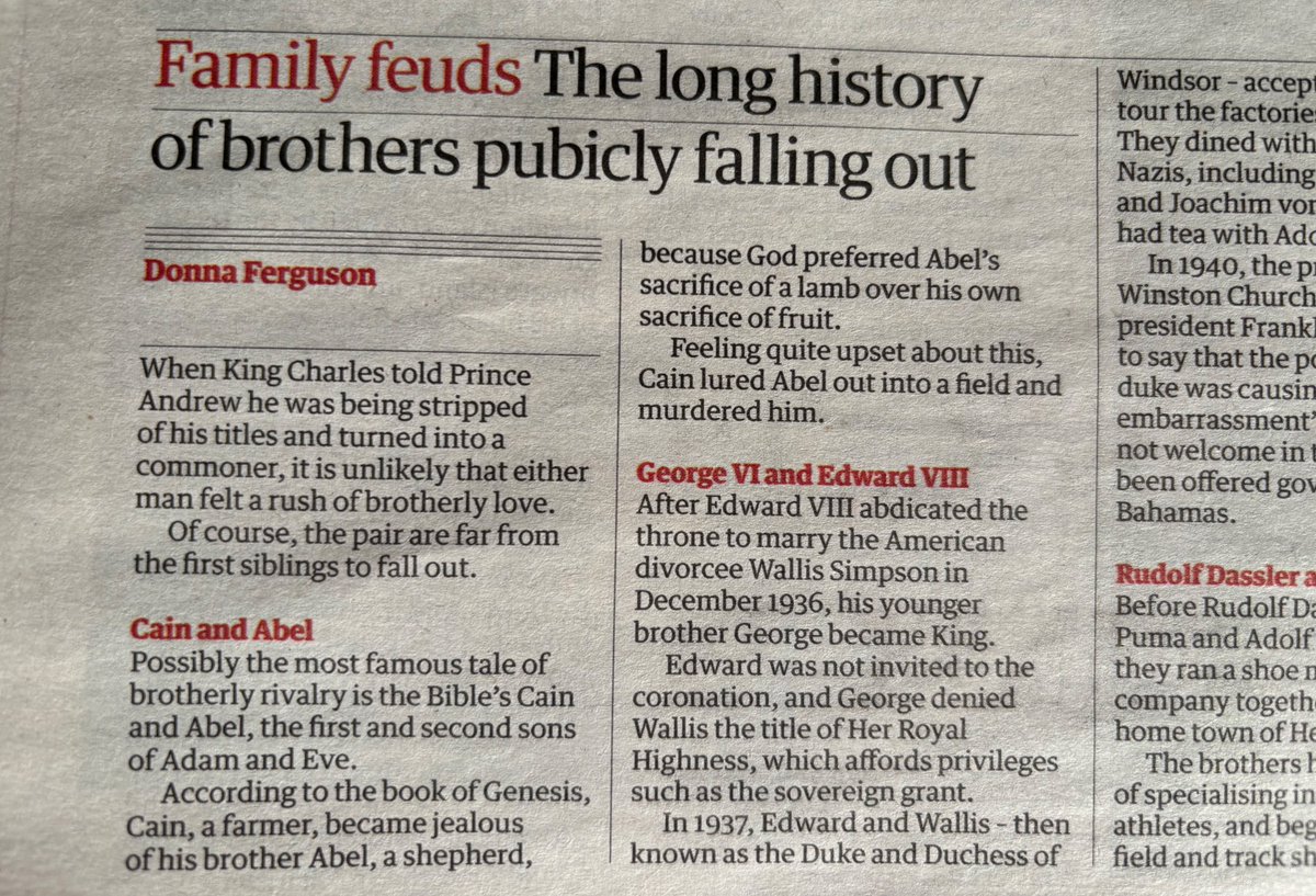 spot the typo in today’s Guardian