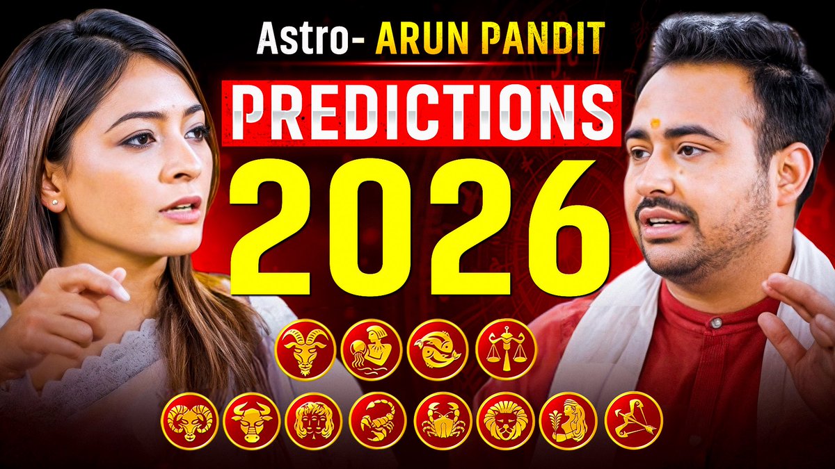 Know your 2026 Future Predictions only on The Raavya Sarda Show 

youtu.be/sdpHvN88qgs?si…

#2026 #astrology #2026predictions