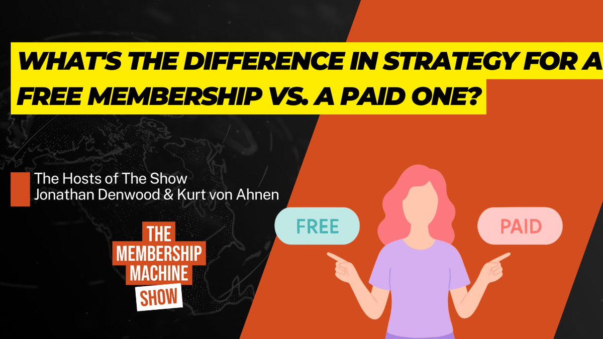 Explore the key differences in strategy between free and paid membership sites. Learn pricing models, content tactics &amp; monetization tips. Why don't you join us live with your questions next Tuesday? f0k0.short.gy/rH1LTo

<a href="/KurtvonAhnen/">Kurt von Ahnen</a> @MananaNoMass #membership #lifterlms