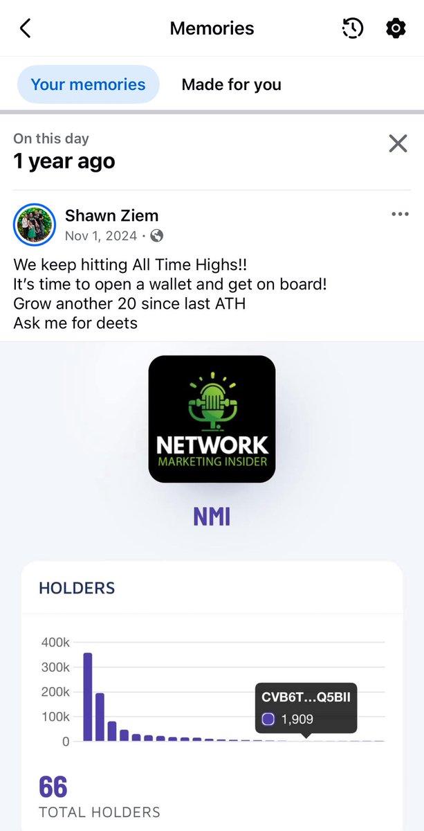 ConnectionMach's tweet image. Crypto isn’t safe?

Crypto will make you lose money?

Crypto isn’t something many are involved?

Well my token on the Algorand Blockchain is doing well. Look at the wallets of who’s holding from a year ago. 

NMI started at .003 l, it’s much higher than that. 

Link is in bio