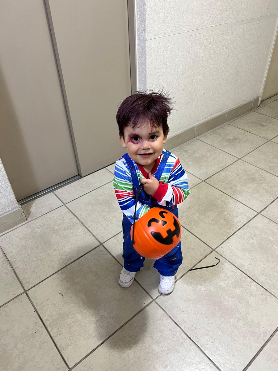 Ahora es mi pequeño gran Chucky🥰