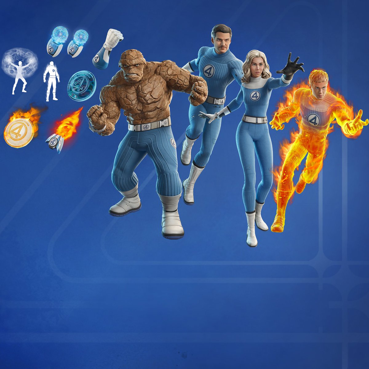 The FANTASTIC FOUR: First Steps skins have been updated to return soon! #Fortnite