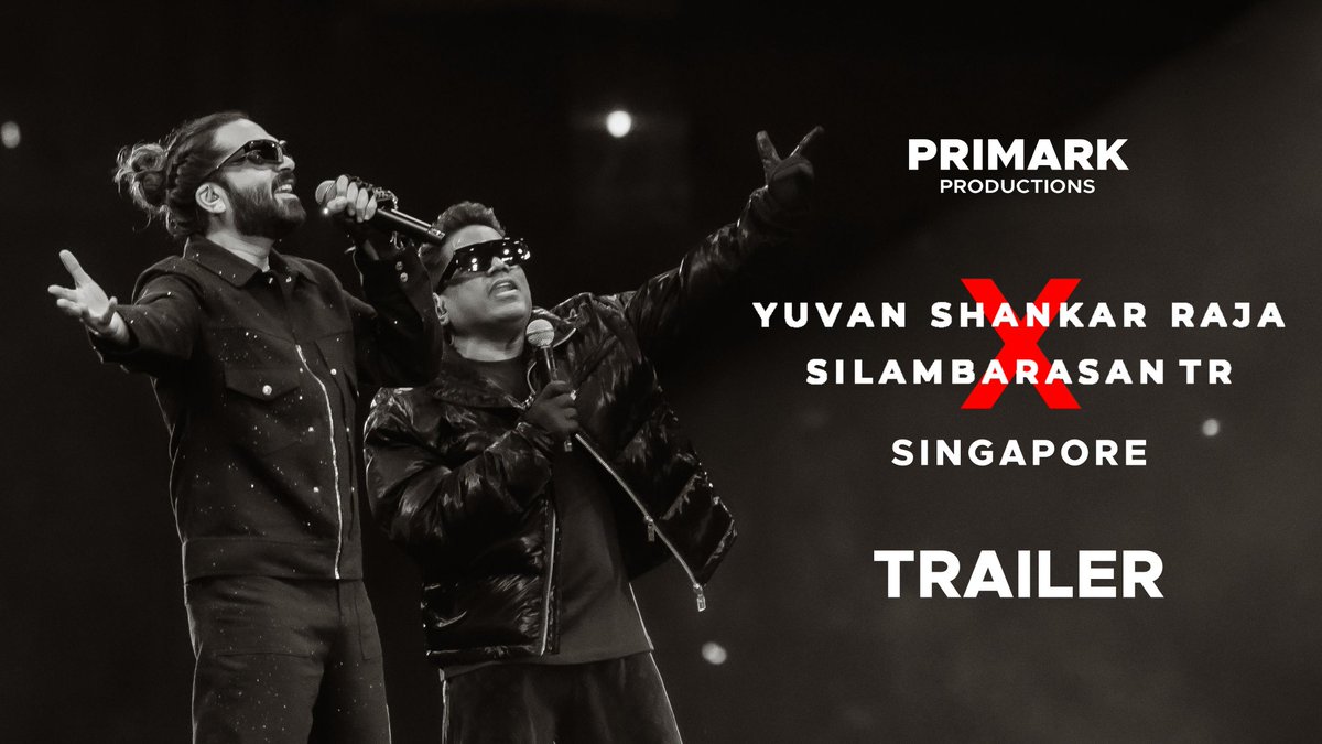 Trendswoodcom's tweet photo. Watch U1 X STR - Live In Singapore - Trailer.
https://t.co/cmUkwJYF7w
@thisisysr @SilambarasanTR_ @lingasamy21 @PoomerFashions @Sudarmani_off
#PrimarkYuvanLivelnConcert #YuvanxSTR https://t.co/WOZuTv9lVX