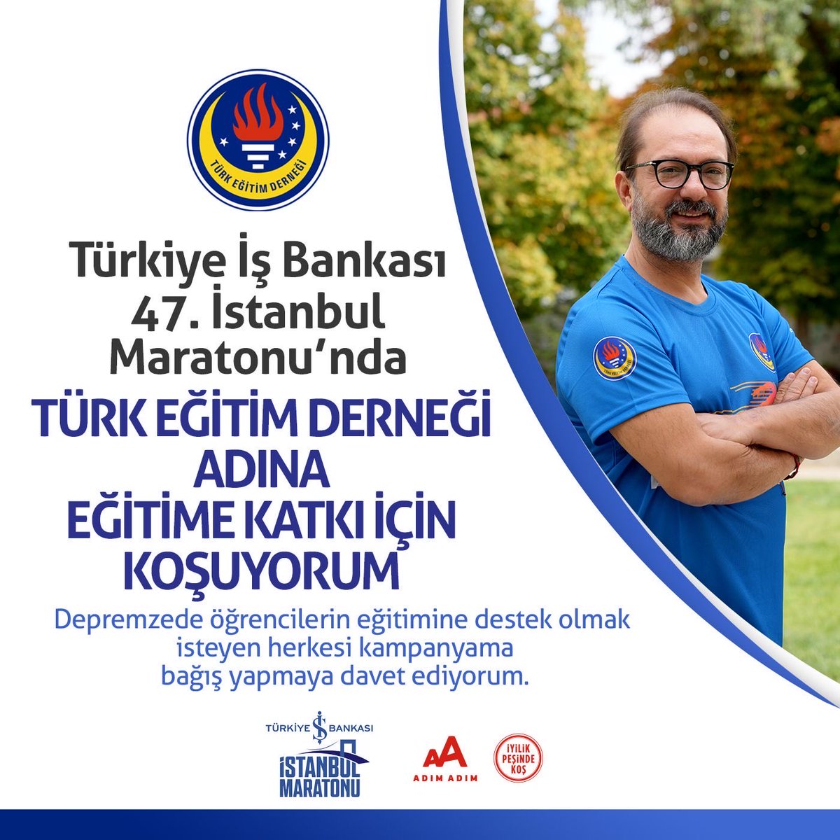 Beni bilen ne sportmen olduğumu da bilir😂 Ben yürüyorsam, siz de ne kadar minik olursa olsun bir tek dokunuşla çocuklarımızın hayatını eğitimle aydınlatmaya🧿 katkıda bulunabilirsiniz. Şimdiden herkese 🙏❤️

TED Kampanya Linki⬇️

ipk.adimadim.org/kampanya/CC141…