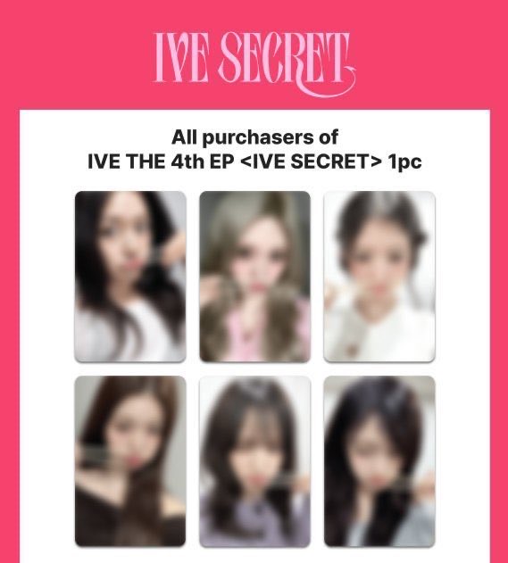 IVE SECRET 共同購入 代行 #IVE共同購入 トレカのみ makestar 4.0