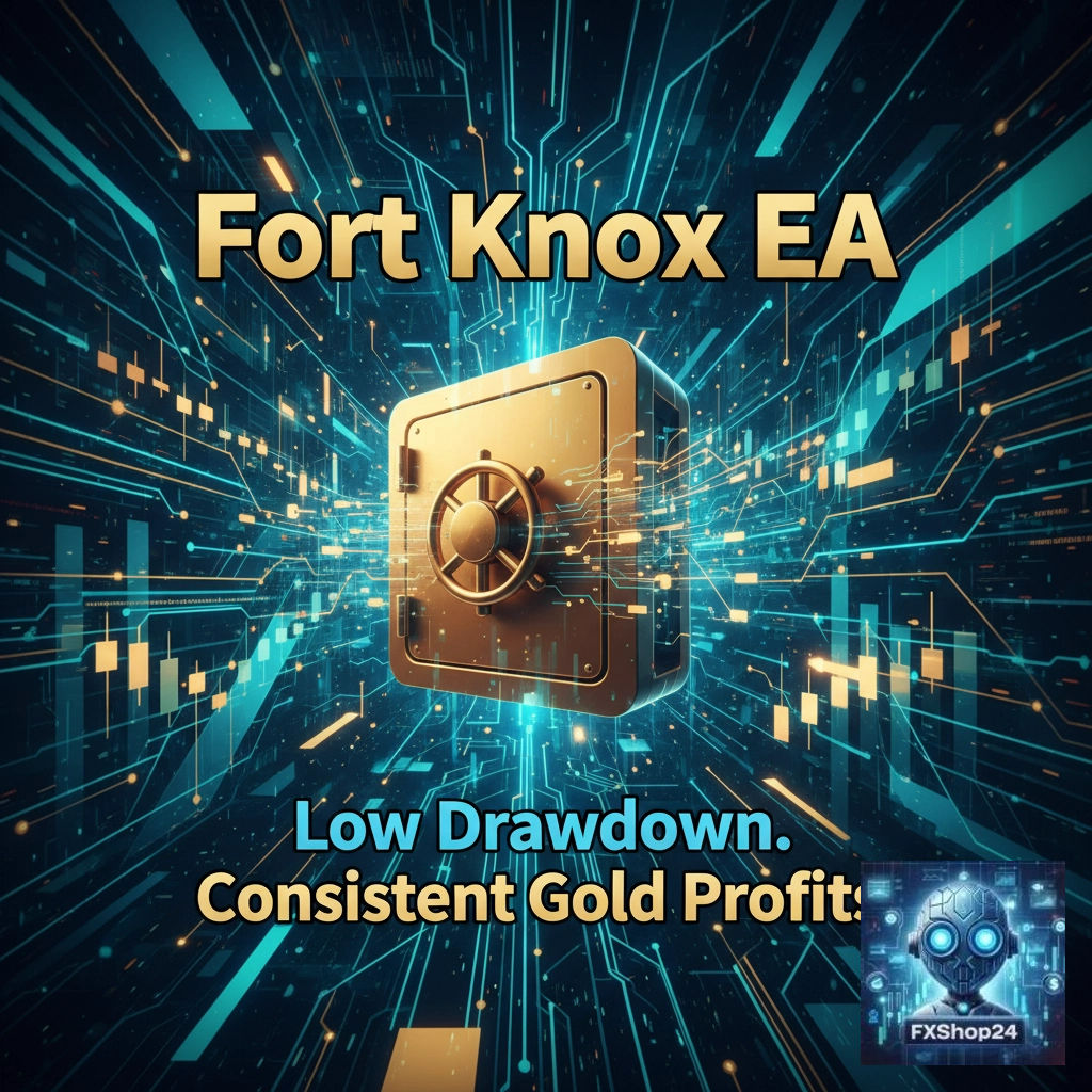 FxShop24's tweet photo. Gold trading just got a major upgrade 🌟 Fort Knox EA for MT4 is built for XAUUSD on H1: expect pro risk management, ultra-low drawdown, and consistent returns! Strong reviews &amp; hot promo: buy now, get Zenith Trader FREE! #ForexTrading #GoldEA #FXShop24 https://t.co/q1zCwgG5Sw