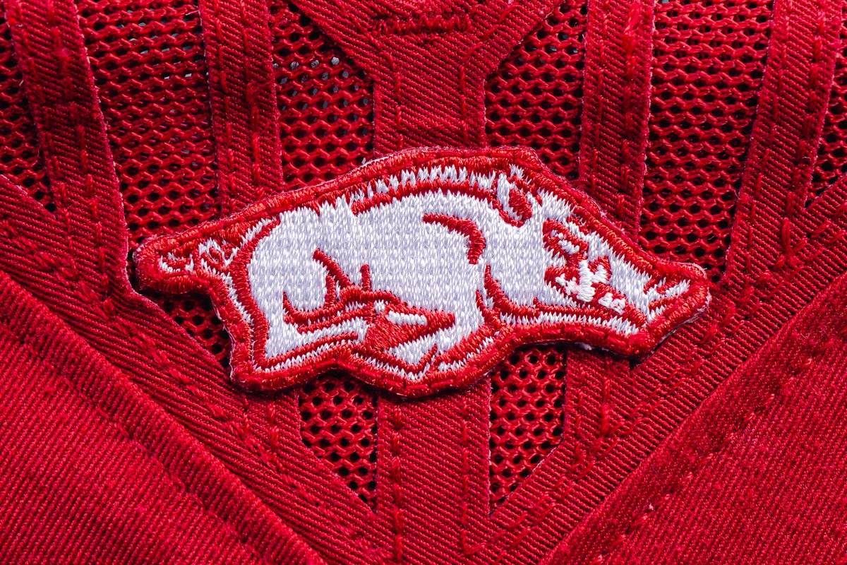 RazorbackFB's tweet image. Hex codes #9D2235 &amp;amp; #FFFFFF