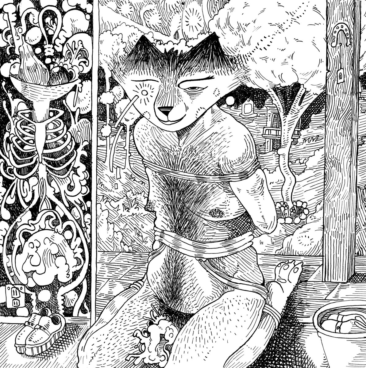 The blood of stars dillienate between your lungs, three starving baskets bite and pull at your lying tongue; peck at the bashful eye with all the memories of your mother when she was ignorant and young.