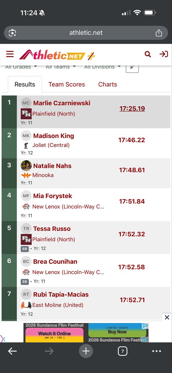 Congrats to Rubi on qualifying for the Girls Cross Country next weekend  -#WeAreUT