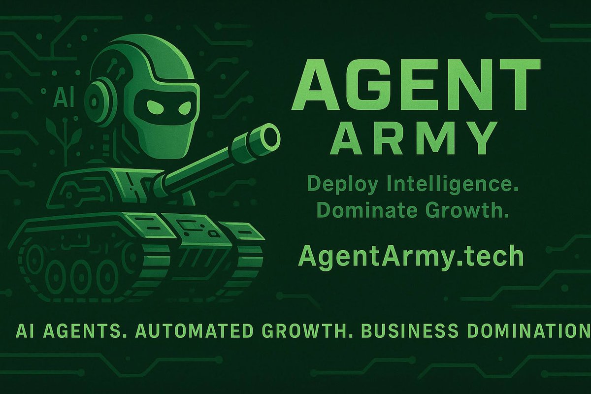 🚀 I’ve been using Agent Army’s pre-built AI agents lately and… wow. These things are next-level. For just $35/month, I basically have a 300-person digital workforce handling marketing, chats, social, SEO, and more — all while I sleep.

💡 Imagine automating tasks that used to
