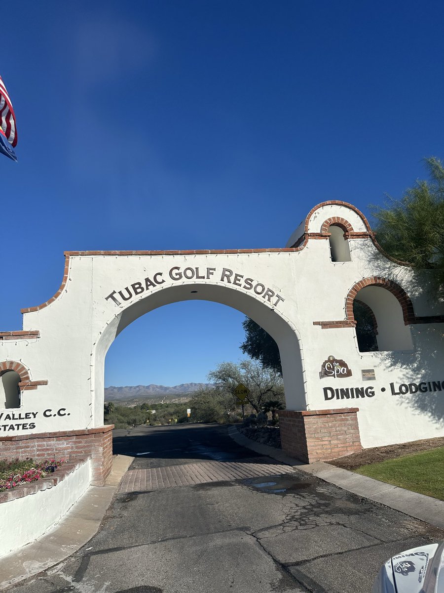 krisstrauss's tweet image. .@TubacGolfResort ‘s Hank Swiggett getting interviewed by Backspin The Golf Show.