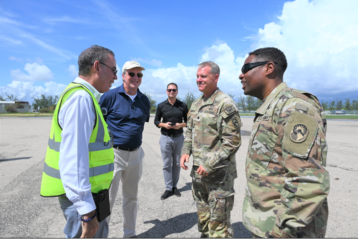 USEmbassyJA's tweet photo. Led by the U.S. Department of State, Joint Task Force-Bravo began deployment to Kingston, Jamaica, yesterday, on a mission to provide humanitarian and disaster relief assistance following Hurricane Melissa.  Three CH-47 Chinooks from the 1st Battalion, 228 Aviation Regiment, carried 40 service members and supplies as part of the initial effort to provide immediate, lifesaving and humanitarian support. They will provide ongoing U.S. disaster relief assistance missions requested by the government of Jamaica.
