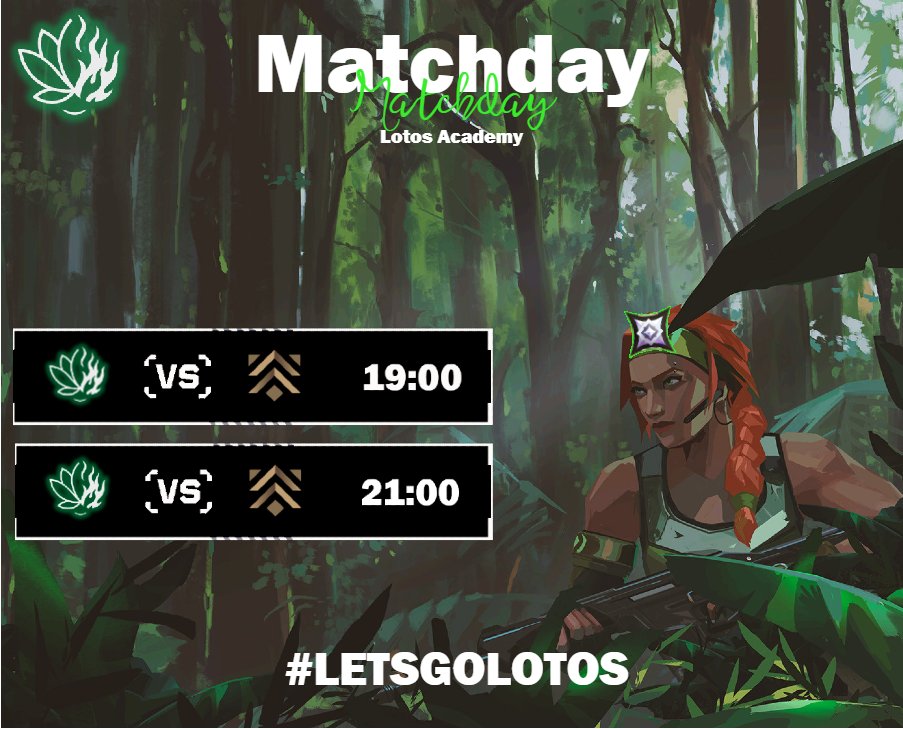 🚨PREMIER MATCHDAY 🚨

Our Academy takes on two opponents in Contender Division in just a few hours! ⏰

This Week on Abyss, we hope for some points towards playoffs. 🪷
Our players are set, let’s make every round count and push our limits. ⚔️

#LETSGOLOTOS