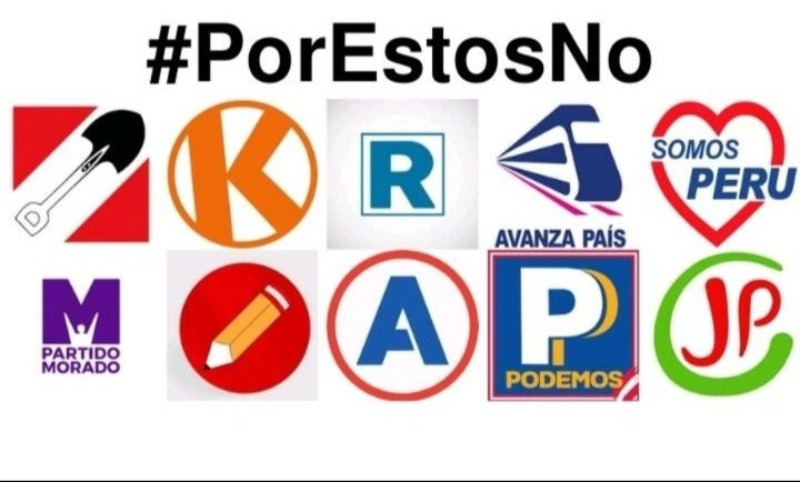 PorEstosNo2026's tweet photo. Está es la esencia de la campaña #PorEstosNo 

Construido y puesto en marcha por todos los ciudadanos que quieren recuperar la Democracia y tener una clase política decente e integra. 
 
Cambiemos el rumbo del país 🇵🇪, este  12 de abril #PorEstosNo2026 #PorEstosNo https://t.co/NBwiicoQSM