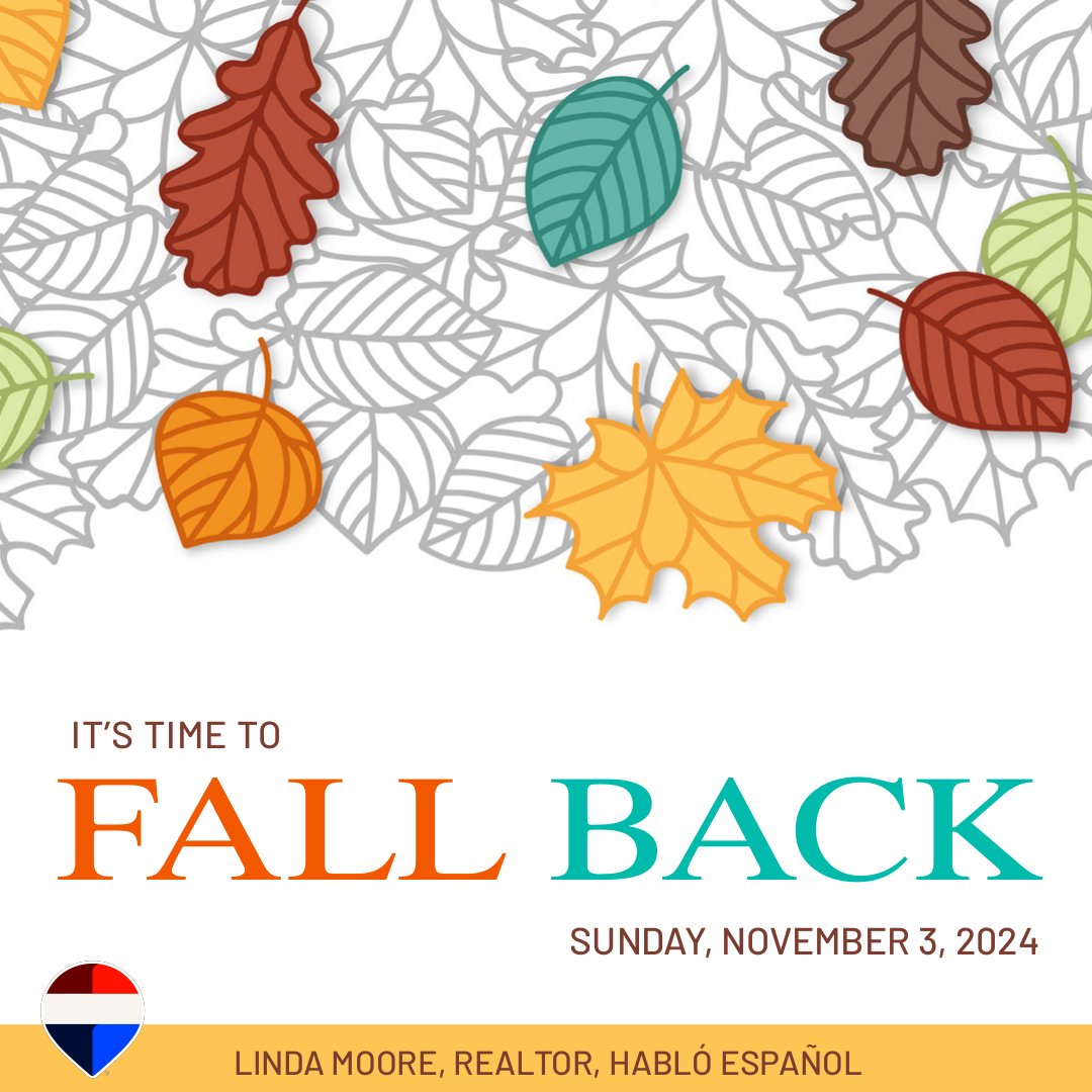 LindaGMoore4's tweet image. Great news! Remember to turn back your clocks on November 6 to enjoy an extra hour of sleep! #fallback #fallback2022
