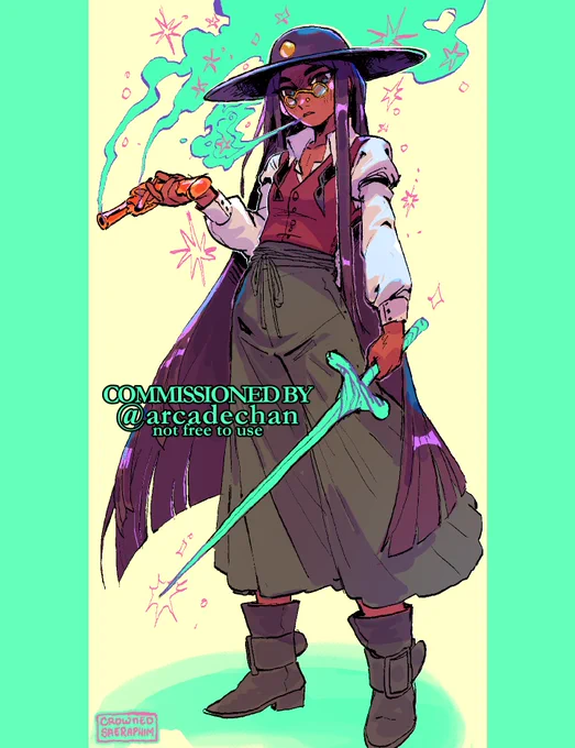 Hayes - Commissioned by @/arcadechan on Bsky Tysm <3