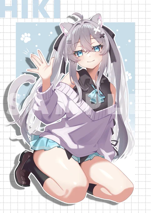 お仕事 Uwinks所属 比稀様(#hiki01219)の イラストを担当させていただきました どうぞよろしくお願いいたします! #commission #Vtuber