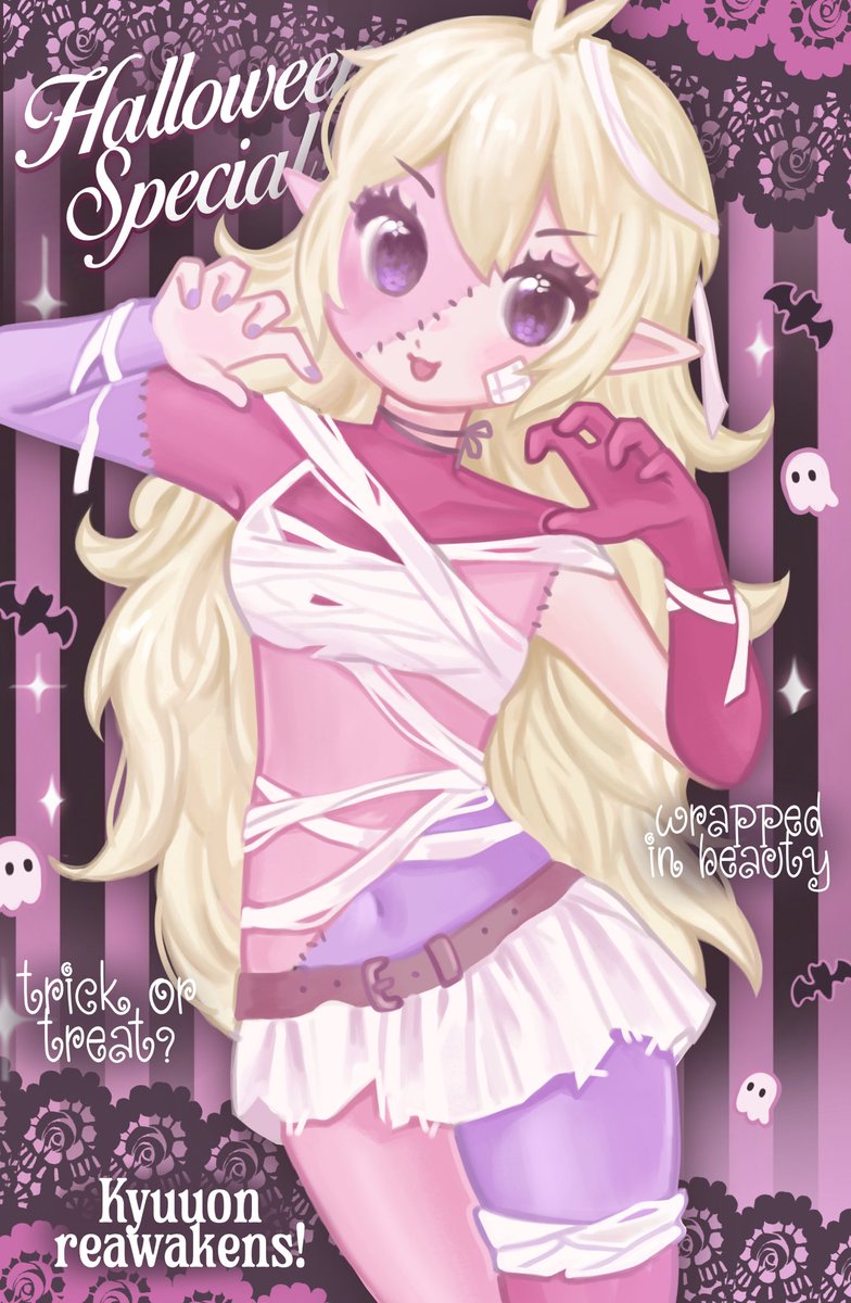 AAA MY HALLOWEEN SPECIAL ART IS HERE!! 🎃

I hope everyone had a wonderful and safe Halloween!🍫🍬

Thank you to everyone who watched all the scary games we played this year it was so much fun! 🎃