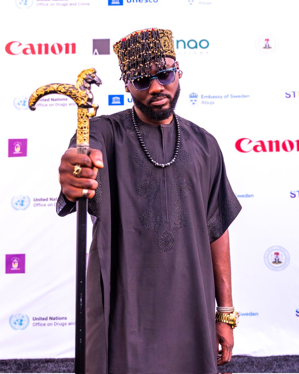 blvckpee's tweet photo. Stepped out like royalty for the Abuja Photo Festival! 
It was an inspiring day at the largest gathering of photographers and creatives in Abuja. 

#AbujaPhotoFest #AIFP2025 #PrincePedro #SonOfAKing 👑 https://t.co/gShVExUr1u