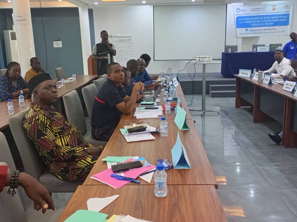 Ramp_Benin's tweet image. RAMP-BENIN joined the National Workshop on Explosive Ordnance Risk Education (EORE) held in Cotonou on Oct 28–29, 2025.
We reaffirm our commitment to peace, conflict prevention &amp;amp; human security.
Together for a safer Benin! 🇧🇯
#EORE #Peace #Security #RAMPBENIN